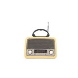 Manessa Vintage Bluetooth, Usb/sd/aux/fm 8 Band Radyo Nostalji Fenerli Müzik Kutusu Şarjlı 333