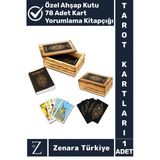 Manevi Ruhsal Rehberlik Kader Yorumlama Kitapçıklı Ahşap Kutulu 78 Adet Tarot Kartları