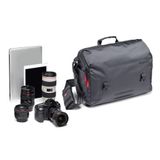 Manfrotto MB MN-M-SD-30 Manhattan Speedy-30 Fotoğraf Omuz Çantası, Tripod Sabitlemeli Çıkarılabilir Kamera Çantası, Orta/Uzun Objektifli Aynasız Kameralar için, Kaplamalı Doku