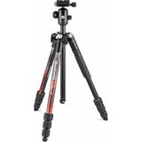 Manfrotto MKELEMII4RD-BH Element MII Kırmızı Aluminium Tripod