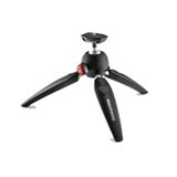 Manfrotto MTPIXIEVO-BK PIXI EVO aynasız kameralar için 2 parçalı mini tripod, kompakt sistem kameraları, DSLR, video, kompakt boyut, alüminyum