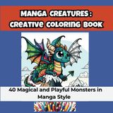 Manga Creatures: Creative Coloring Book: 40 Magic and Playful Monsters in Manga Style (Creative Coloring Books, Band 4)