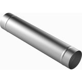 Mangal Barbekü Uzatma Bacası Galvaniz 100 cm Uzunluk - Gri - 200 MM
