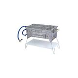 Mangal C7 Tüplü Kömürlü Emaye 28x50 Cm C07 KROM TÜPLÜ MANGAL