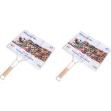 Mangal Et Tavuk Balık Izgarası Izgara Teli 30X40 cm 2 Li Paket
