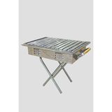 Mangal Marketi Paslanmaz Katlanabilir Ayaklı Mangal 45 cm