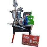 Mangal Semaver Seti Portatif Ayaklı Mangal Köfteci Mangalı ( Özyalçın Lüx 02 Modeli)