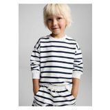 MANGO Baby Çizgili koton sweatshirt