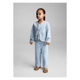 MANGO Baby İşlemeli Culotte Jean Pantolon