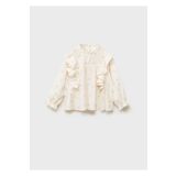 MANGO Baby Volanlı desenli bluz