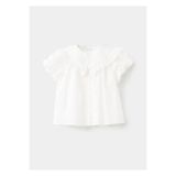 MANGO Baby Volanlı pamuklu bluz