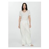 MANGO Beyaz Kadın T-Shirt 77020583