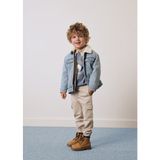 Mango Erkek Bebek Kürklü Ceket - 5 - 6 - Denim Mavisi