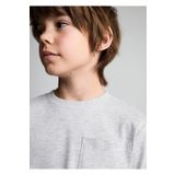 MANGO Erkek Çocuk Metal Grisi T-Shirt