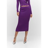 Mango Fitilli Midi Etek - XS - Mor