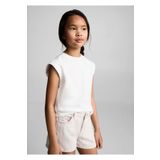 MANGO Kids Çizgili Denim Şort
