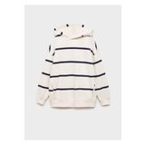 MANGO Kids Çizgili kapüşonlu sweatshirt