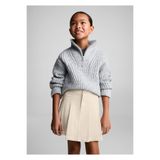 MANGO Kids Fitilli Kadife Pilili Etek