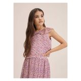 MANGO Kids Pilili Çiçekli Etek