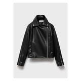 MANGO Kids Suni deri biker ceket