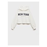 MANGO Kırık Beyaz Kız Çocuk Sweatshirt 77033281