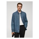 MANGO Man Kapitone denim gömlek ceket