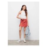 Mango Teen Çiçek Desenli Volanlı Mini Etek