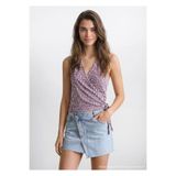 Mango Teen Kruvaze batik desen bluz
