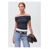 Mango Teen Omzu açık bluz