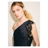 MANGO Woman Asimetrik dantel bluz