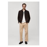 MANGO Woman Bej Erkek Pantolon 77017921