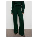 MANGO Woman Dikiş detaylı triko pantolon