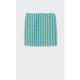 Mango Woman Dokulu Mini Etek