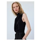 MANGO Woman Drapeli şifon bluz