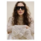 MANGO Woman Fırfırlı Işlemeli Bluz