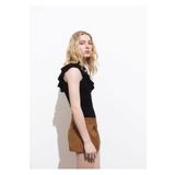 MANGO Woman Fırfırlı triko bluz