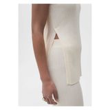 MANGO Woman Flare ribana triko pantolon