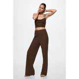 MANGO Woman Kahverengi Kadın Bluz 37000457