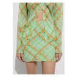 MANGO Woman Kareli mini etek