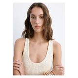 MANGO Woman Koton şort tulum