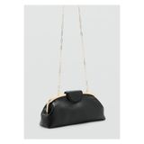 MANGO Woman Küçük boy metal detaylı clutch çanta
