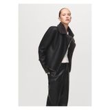 MANGO Woman Kürk detaylı biker ceket