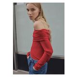 MANGO Woman Omuzları açık bluz