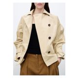 MANGO Woman Pamuklu oversize parka