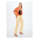 MANGO Woman Sari Kadın Yetişkin Pantolon 37061307