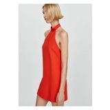 Mango Woman Sırtı açık halter elbise