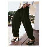 MANGO Woman Triko baggy pantolon