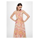 Mango Woman Volanlı Desenli Elbise