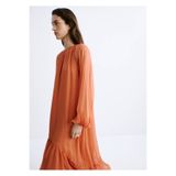 Mango Woman Volanlı Dökümlü Elbise