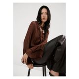 MANGO Woman Volanlı şifon bluz